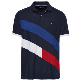 TOMMY HILFIGER 汤米·希尔费格 男士POLO衫 海军/紫色 L