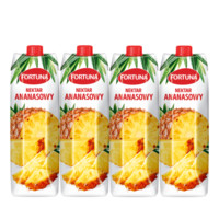 富尔图娜果汁 菠萝汁 1L*4瓶