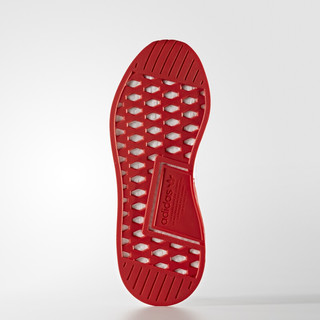 adidas 阿迪达斯 NMD_R2 男士休闲运动鞋 BA7253 亮白/亮白/基础红 46