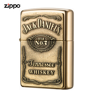 ZIPPO 之宝 美国进口 之宝（zippo） 防风煤油打火机不含油 254BJD.428 积丹尼之铜标签 品牌直供原装正版