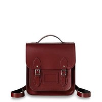 Cambridge Satchel 剑桥包 Portrait 小号双肩背包 剑桥红