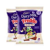 cadbury吉百利澳洲进口小青蛙黑白牛奶巧克力双色朱古力180g*2包 *2件