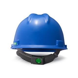 v-gard标准型abs安全帽一指键帽衬附下颏带 工地工程防砸防冲击头盔