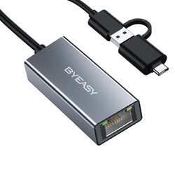 BYEASY UC-164 USB3.0/Type-C转RJ45 千兆网口转换器