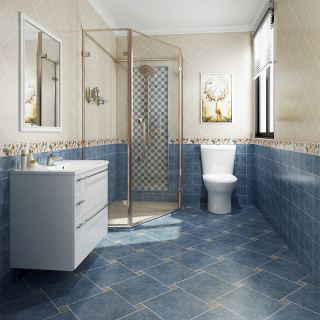 商品五彩精灵塞尚仿古砖厕所卫生间瓷砖防滑地砖欧式厨房墙砖地板砖