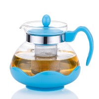 玻璃泡花茶茶壶耐热耐高温小冲茶器水壶过滤透明家用普洱茶具套装