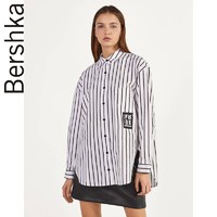 Bershka 00694880060 女士条纹衬衫