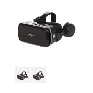 MINISO 名创优品 国际款 智能3D立体自带耳机VR眼镜 G04EB
