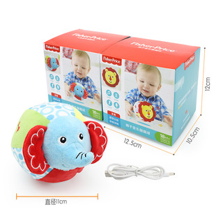 Fisher-Price 费雪 F0858 大象毛绒玩具音乐蹦蹦球