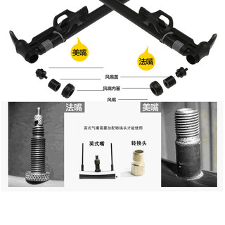 GIYO充气骑行装备高压山地自行车便携迷你打气筒GM71GM741法美嘴