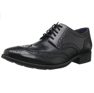 COLE HAAN Clayton Oxford 男士真皮休闲鞋 Black US7