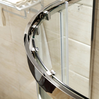 ARROW 箭牌卫浴 AEO6B1101 弧扇形钢化玻璃淋浴房 6mm
