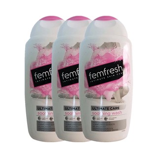 3瓶装 英国Femfresh芳芯 蔓越莓女性私密洗护液250ml