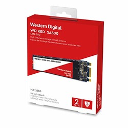 Western Digital WD Red SA500 内置 SSD硬盘 2.5英寸 NAS 用 SATA 3.0 2TB