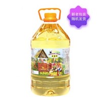 乌克兰进口食用油 原瓶原装 乌克兰乡村 葵花籽油5L 物理压榨 *5件