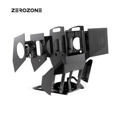 ZEROZONE AIO桌面迷你风冷游戏电脑机箱 可壁挂显示器机箱 黑色+凑单品