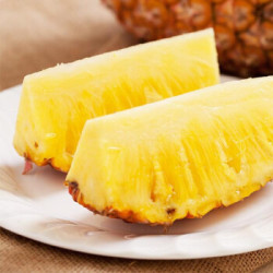 橙禾生鲜台湾金钻凤梨果3个装净重约45斤