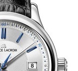 MAURICE LACROIX 艾美 典雅系列 LC6027-SS001-133 男款机械表 38mm 银色 黑色 皮革