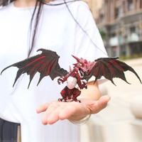 移动专享：衾美  魔幻恐龙塑胶模型 赤炎翼龙   2个装