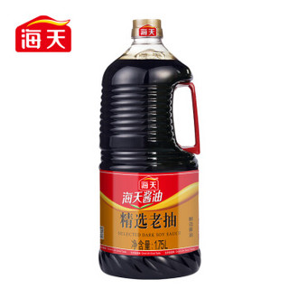 海天 酱油 精选老抽 量贩装  1.75L 中华老字号 *5件