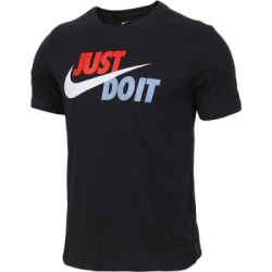 NIKE耐克官网短袖男装上衣 2020夏季新品运动服ins潮时尚中考高考红勾跑步休闲服圆领半袖