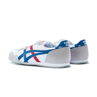 Onitsuka Tiger 鬼塚虎 SERRANO系列 中性休闲运动鞋 D109L-0142 白色/蓝色 41.5