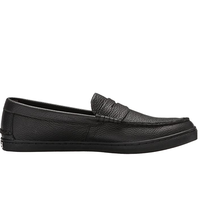 歌涵 COLE HAAN Nantucket 男士乐福鞋 Black Leather US7