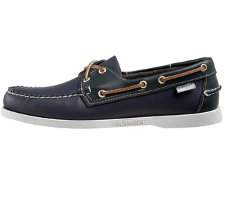 SEBAGO Spinnaker 男士休闲船鞋 Navy/Green Marine/Vert US10