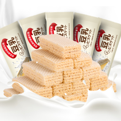 LaoXianShengFood 老先生食品 豆乳威化饼干 200g
