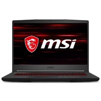 MSI 微星 侠客 GF63 定制版 15.6英寸 游戏本 黑色(酷睿i7-10200H、GTX 1650Ti 4G、16GB、128GB SSD+1TB HDD、1080P、IPS、144Hz）