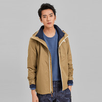 THE NORTH FACE 北面 3V9B 男款三合一外套冲锋衣 卡其色 M