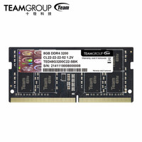 Team 十铨 DDR4 3200 8GB 笔记本内存条