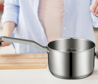 商品曼达尼 304不锈钢长柄小萌奶锅 16cm
