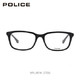 POLICE VPL451K 黑框眼镜架+ A3 1.60依视路非球面镜片2片装