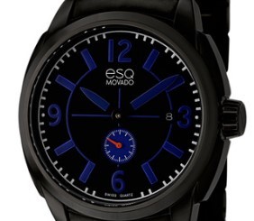 ESQ by Movado Excel Watch 07301448 男式手表 43mm 黑色 黑色 PVD镀黑不锈钢