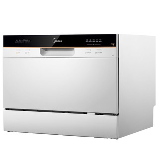 Midea 美的 WQP6-3602A-CN(D25) 嵌入式洗碗机 6套 极地白