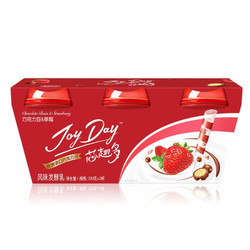 伊利 JoyDay 芯趣多 巧克力豆&草莓+蓝莓 酸奶 220g*3杯 *16件