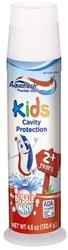 Aquafresh 儿童 按压式 泡沫薄荷氟化物牙膏 130g* 6个装