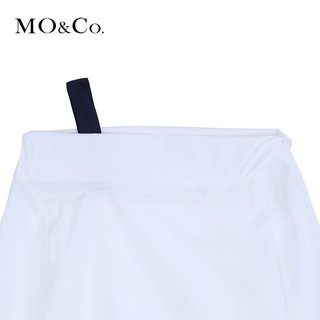 MO&Co. 摩安珂 MBO2TOPX07 纽扣肩带露肩女士衬衫