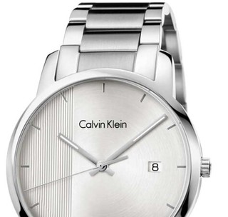 CALVIN KLEIN 卡尔文·克莱 CITY系列 K2G2G14X 男士石英手表 43mm 银色 银色 不锈钢