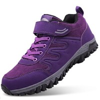 南极人（Nanjiren）男鞋老人鞋男女健步休闲鞋男防滑中老年散步运动鞋子 0431 女款 紫色 37码