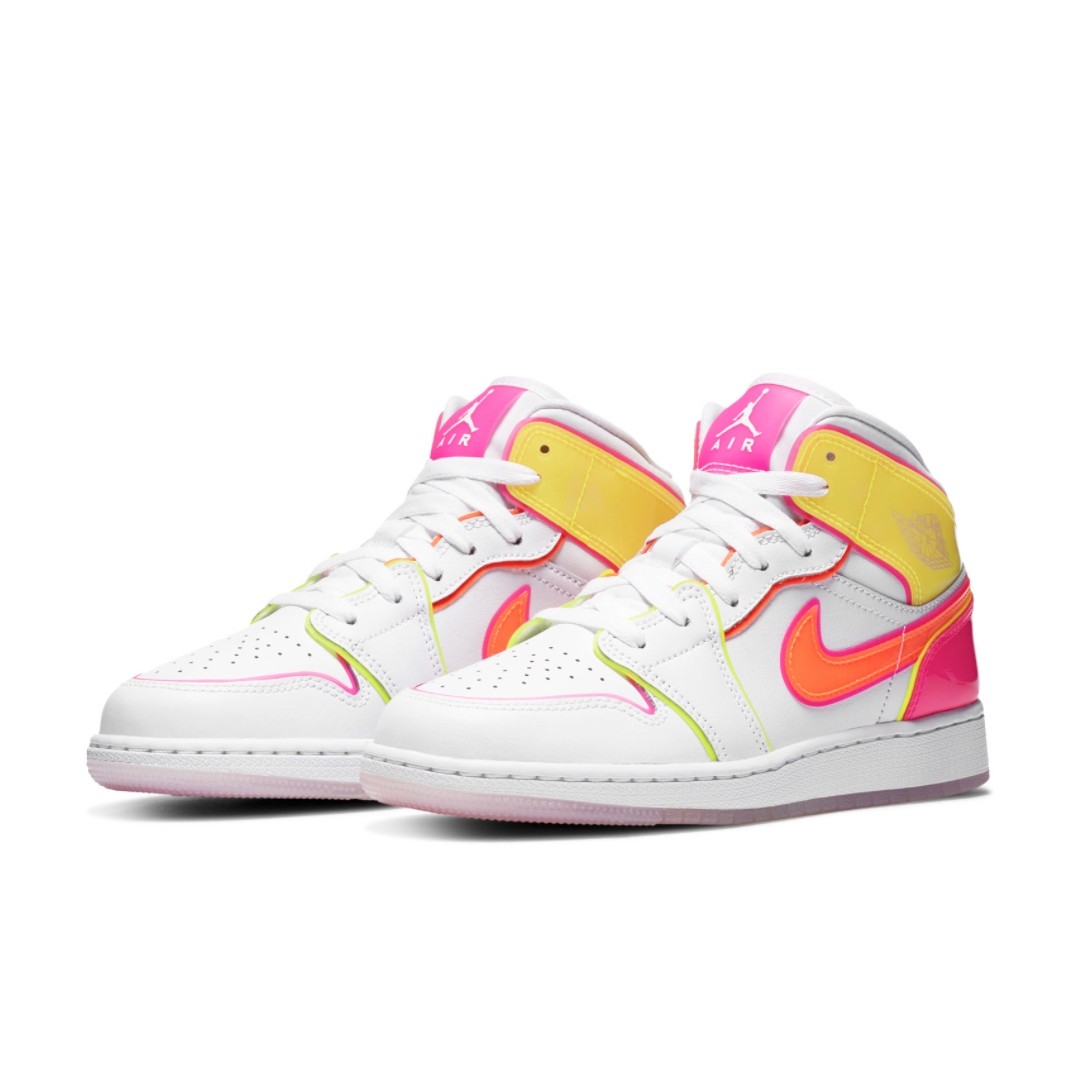 新品发售airjordan1midedgeglowgscv4611大童运动鞋