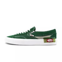 VANS 范斯 Classic Slip-on 中性休闲运动鞋 VN0A3WM5XHS 绿色 36