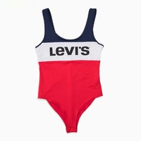 Levi's李维斯 美式复古运动系列女士连体无袖T恤