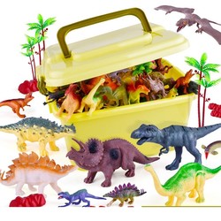 凌速   仿真恐龙模型玩具  24只
