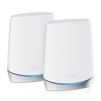 京东PLUS会员：NETGEAR 美国网件 Orbi RBR750 AX4200 WiFi6 Mesh 无线路由器 两支装