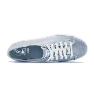 Keds WF59574 女款低帮帆布鞋 蓝色 37