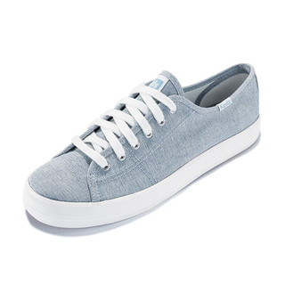 Keds WF59574 女款低帮帆布鞋 蓝色 37