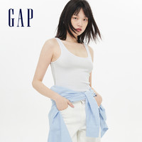 Gap 盖璞 000231856 女士莫代尔无袖背心 正黑色 S