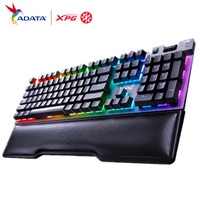 威刚(ADATA) XPG召唤者 高端电竞机械键盘 有线游戏键盘 全尺寸 RGB背光 铝合金面板 磁吸手托 Cherry 青轴